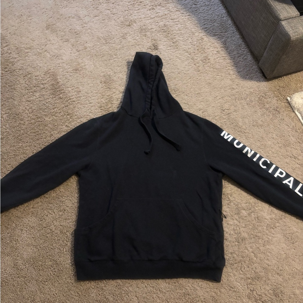Municipal Black Men's Golf Hoodie Large
